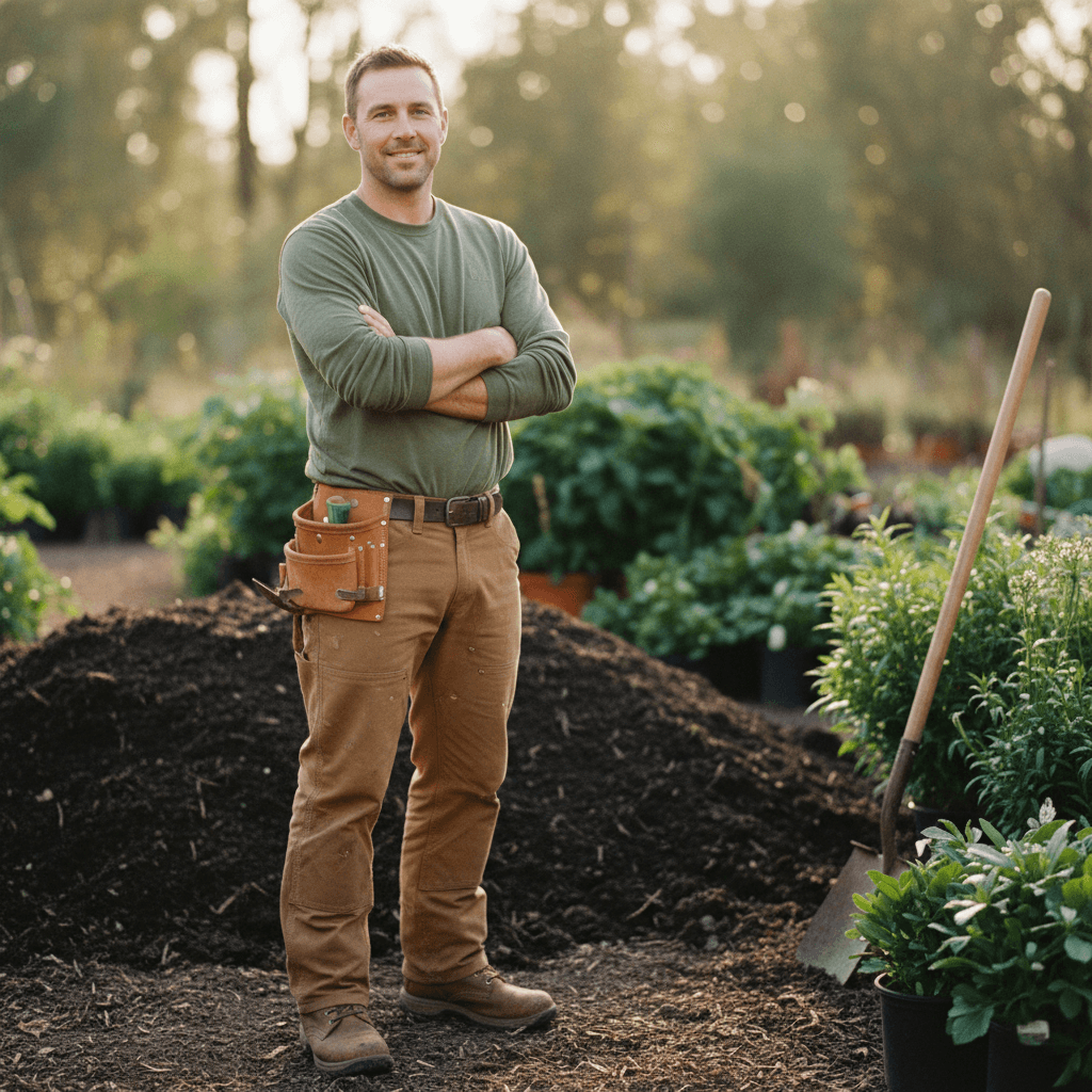 Jason Goble, owner of Gobes Landscaping
