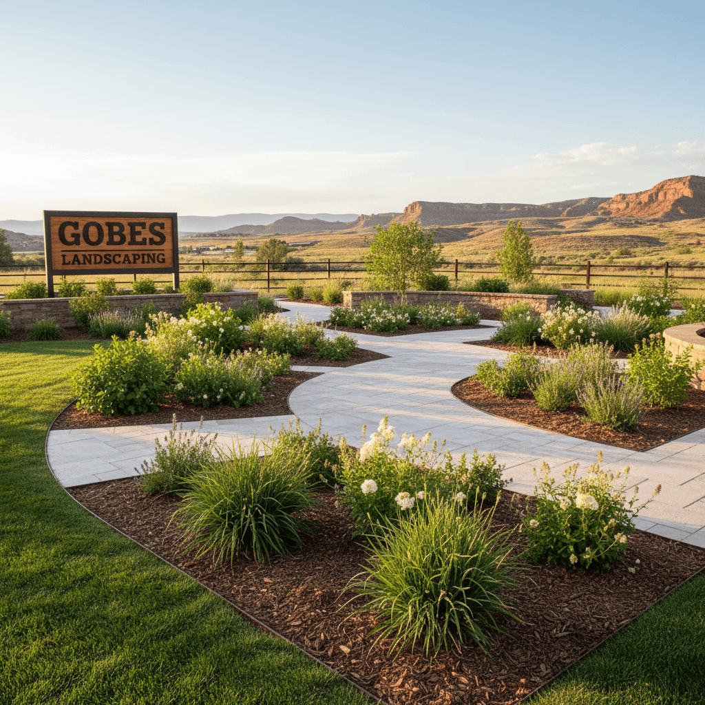 Completed landscape installation showcasing clean design and expert work